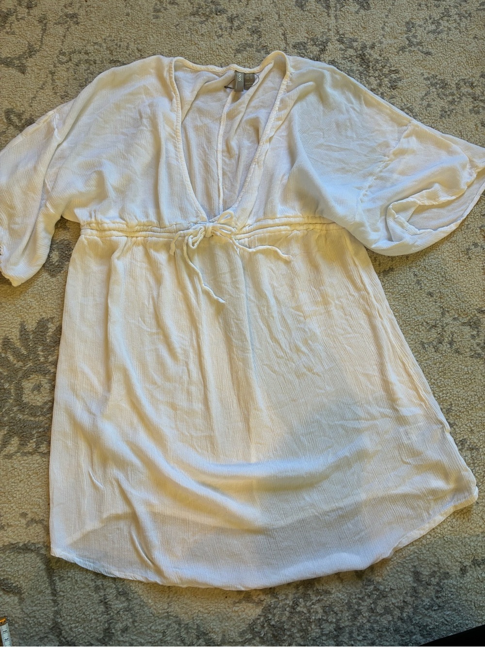 Cotton White Coverup